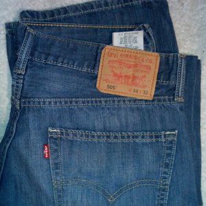 Levi's 505 jeans size 34/32
